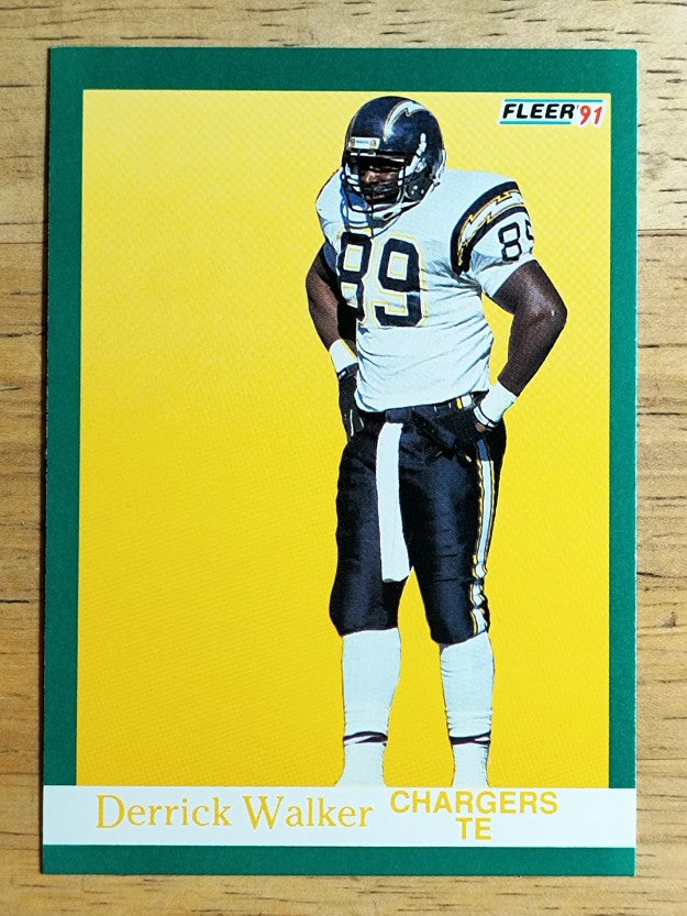 1991 Fleer #181 Derrick Walker RC