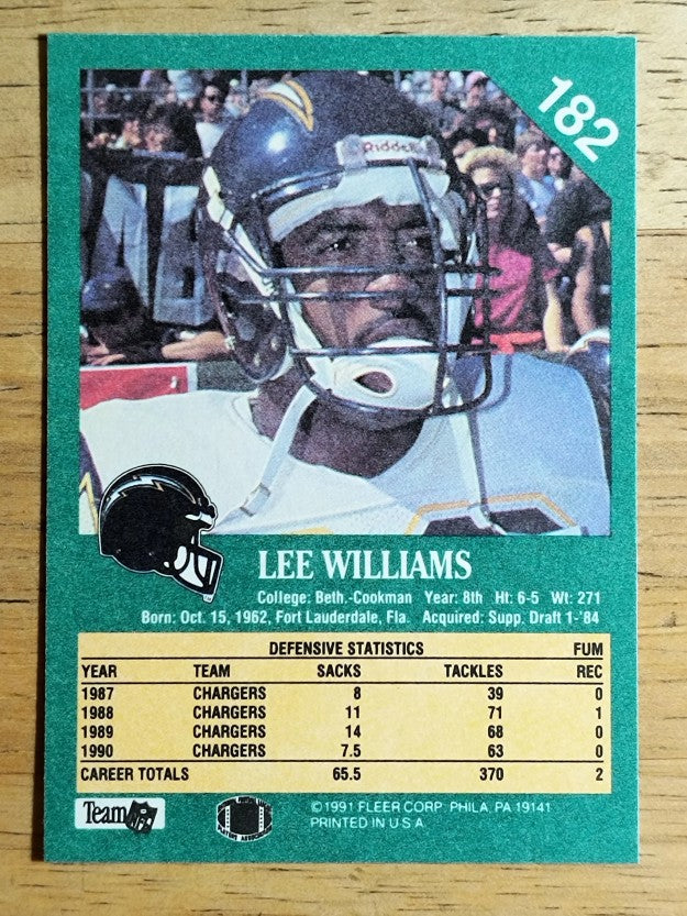 1991 Fleer #182 Lee Williams