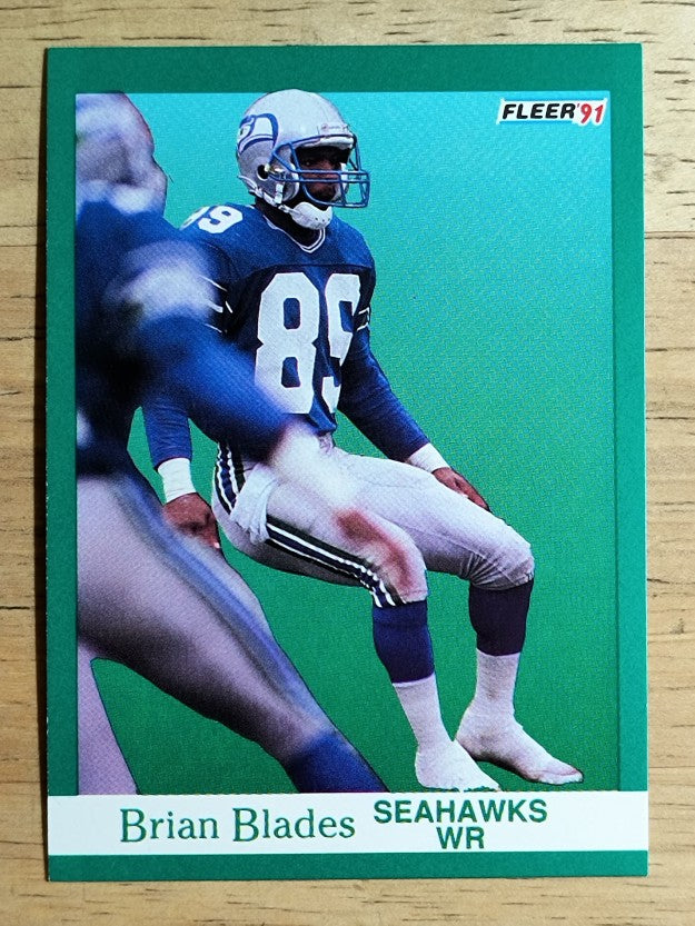 1991 Fleer #184 Brian Blades