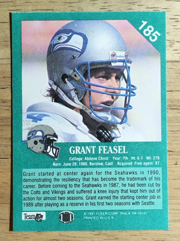 1991 Fleer #185 Grant Feasel