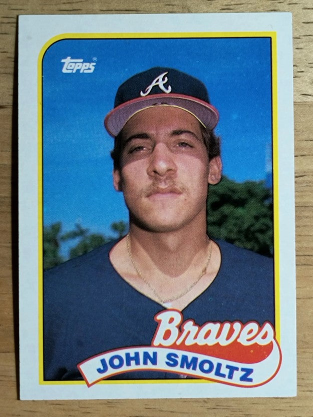 1989 Topps #382 John Smoltz RC