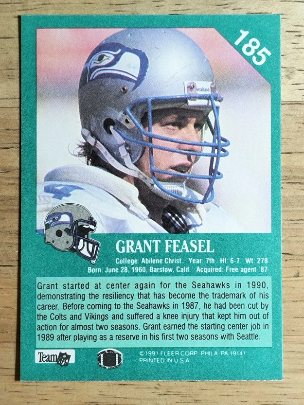 1991 Fleer #185 Grant Feasel