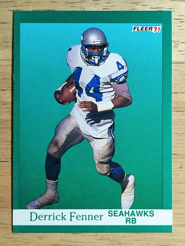 1991 Fleer #186 Derrick Fenner