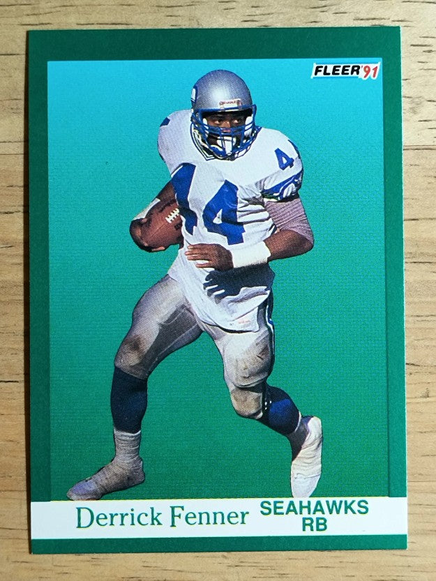 1991 Fleer #186 Derrick Fenner