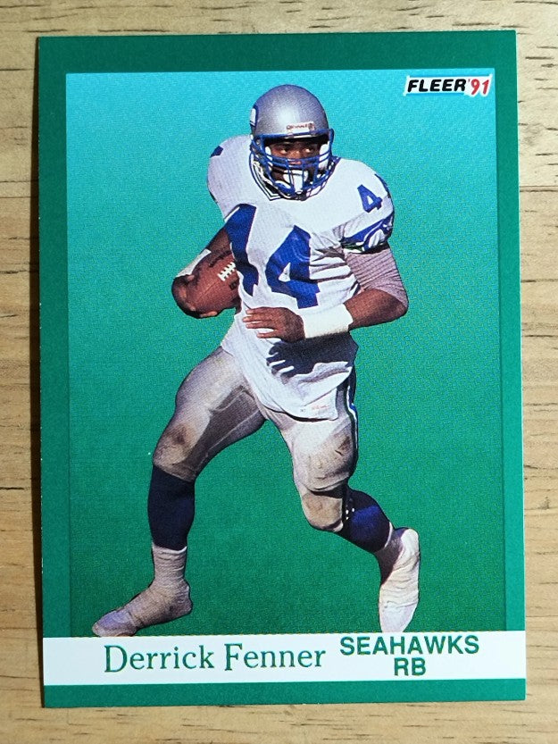 1991 Fleer #186 Derrick Fenner