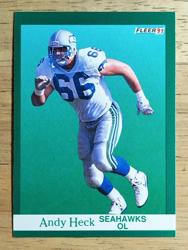 1991 Fleer #187 Andy Heck