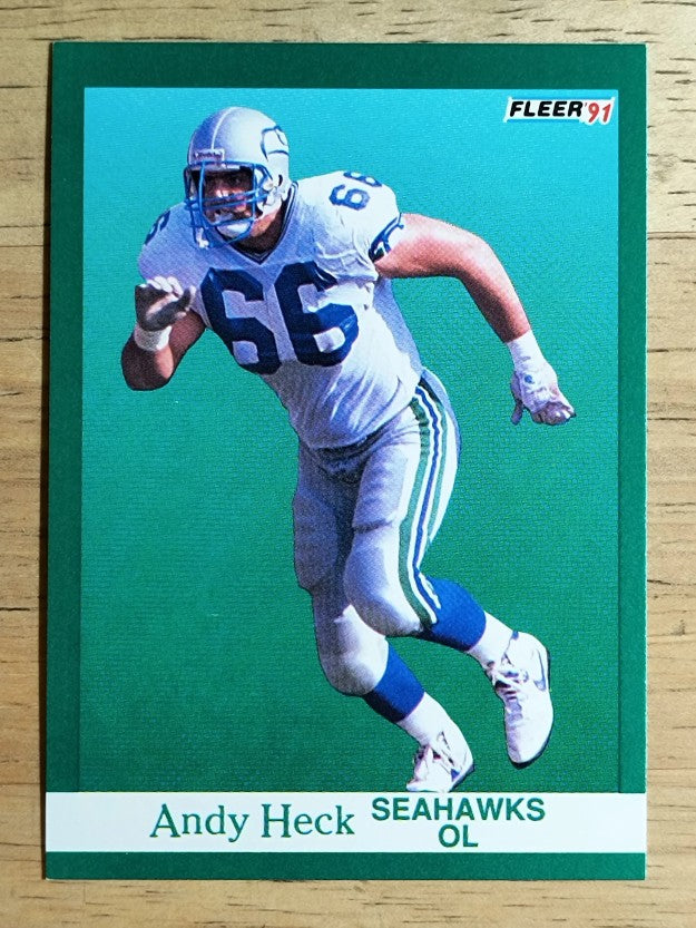 1991 Fleer #187 Andy Heck