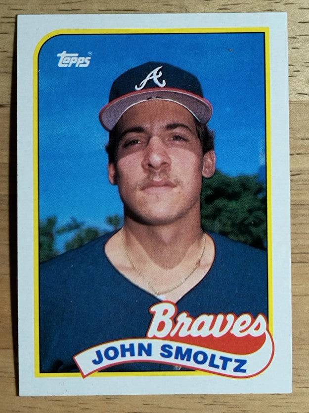 1989 Topps #382 John Smoltz RC
