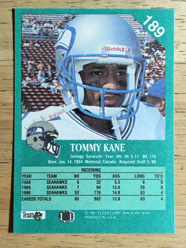 1991 Fleer #189 Tommy Kane