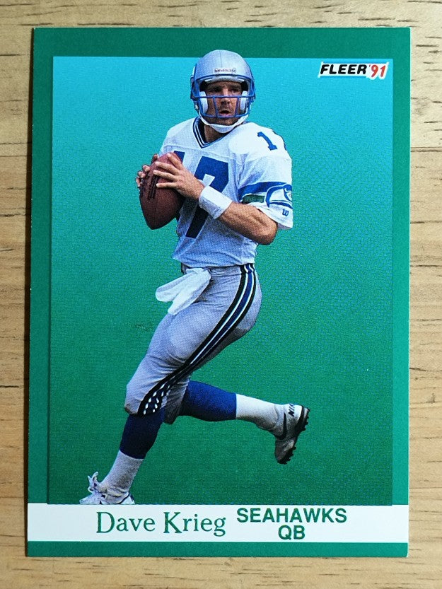 1991 Fleer #191 Dave Krieg