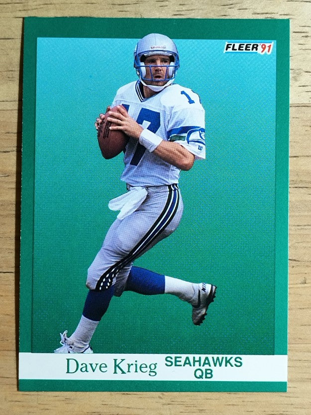 1991 Fleer #191 Dave Krieg