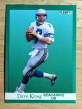 1991 Fleer #191 Dave Krieg