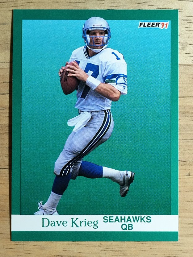1991 Fleer #191 Dave Krieg