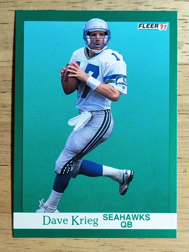 1991 Fleer #191 Dave Krieg