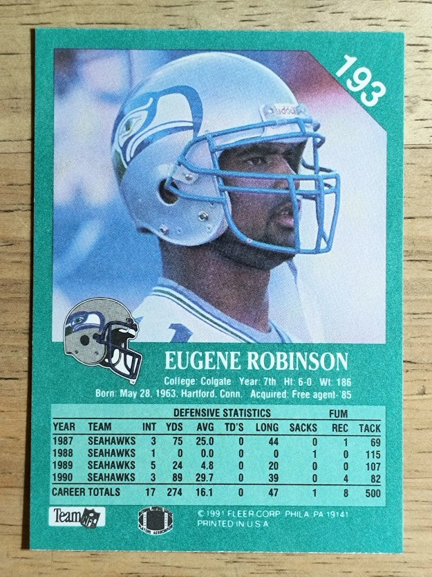 1991 Fleer #193 Eugene Robinson
