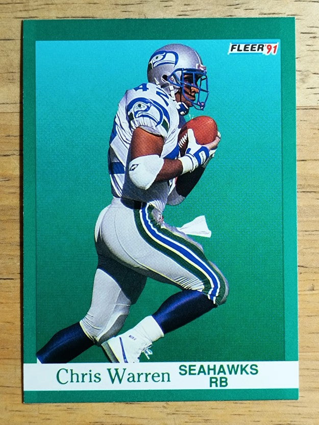 1991 Fleer #194 Chris Warren FFC