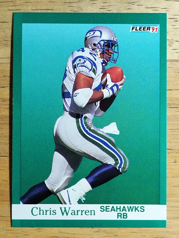 1991 Fleer #194 Chris Warren FFC