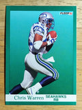 1991 Fleer #194 Chris Warren FFC