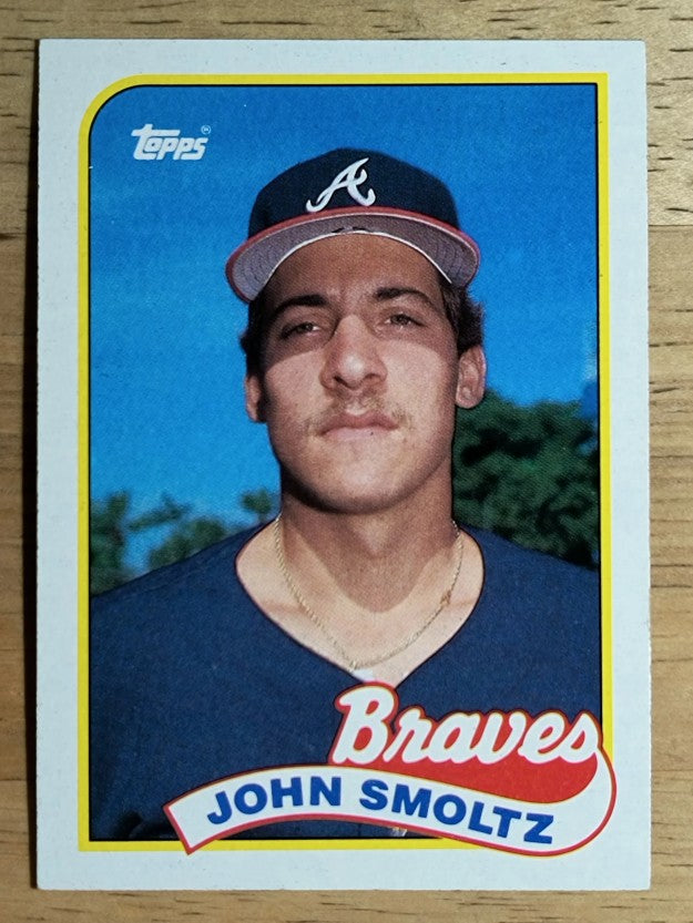 1989 Topps #382 John Smoltz RC