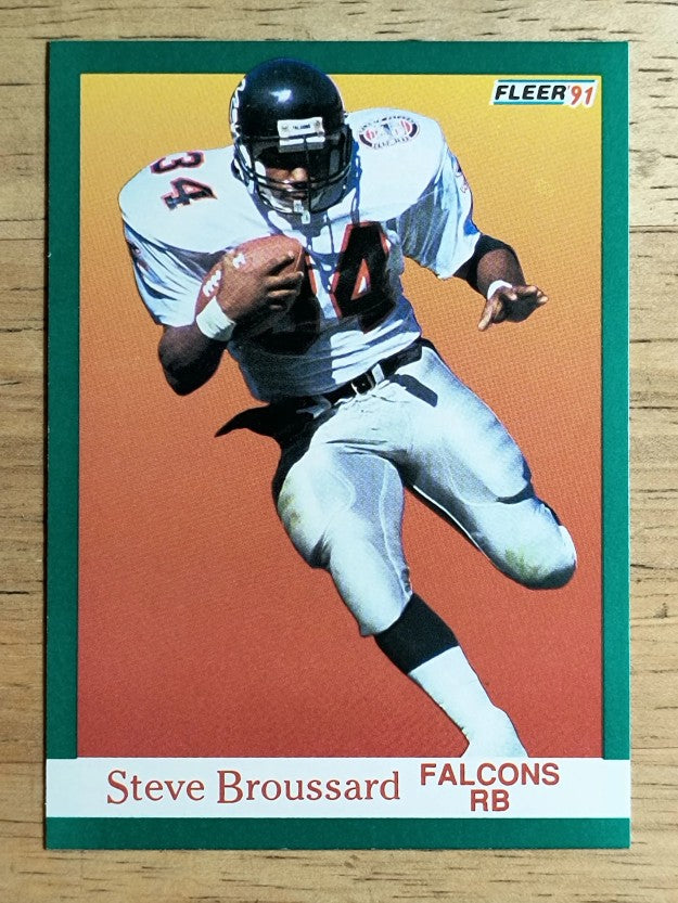 1991 Fleer #196 Steve Broussard