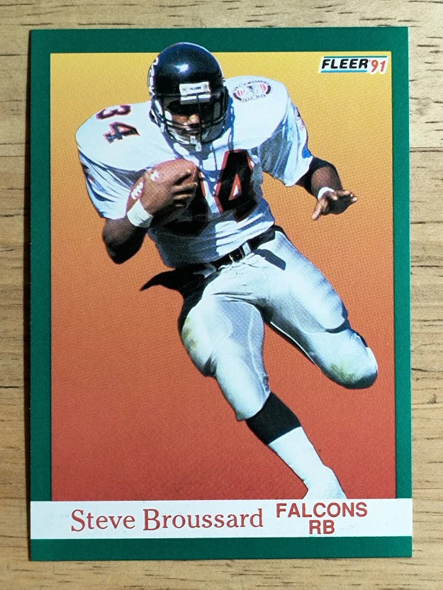 1991 Fleer #196 Steve Broussard