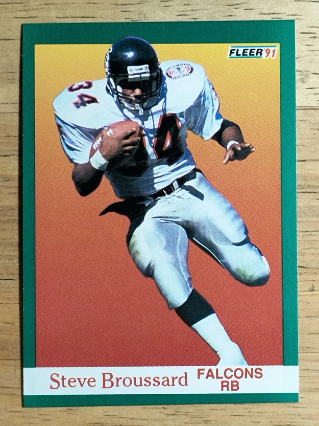 1991 Fleer #196 Steve Broussard