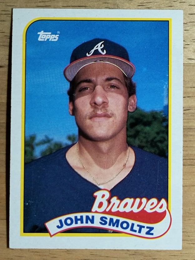 1989 Topps #382 John Smoltz RC