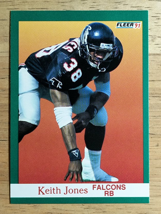 1991 Fleer #204 Keith Jones