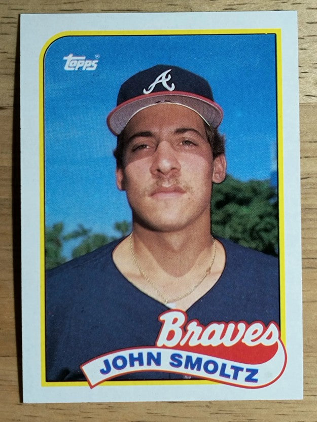 1989 Topps #382 John Smoltz RC