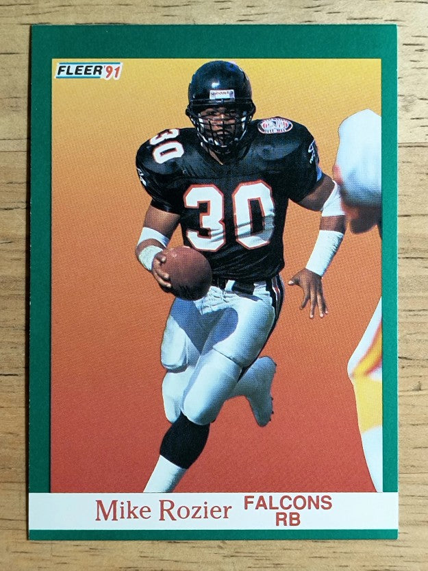 1991 Fleer #209 Mike Rozier