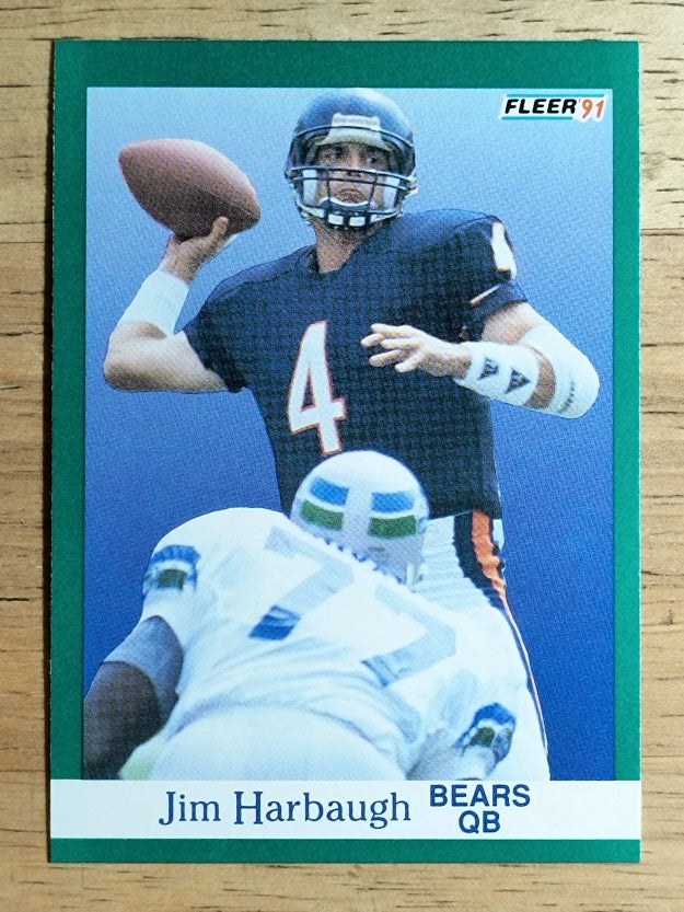 1991 Fleer #220 Jim Harbaugh