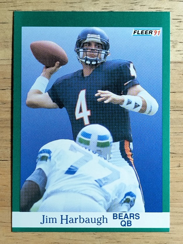 1991 Fleer #220 Jim Harbaugh