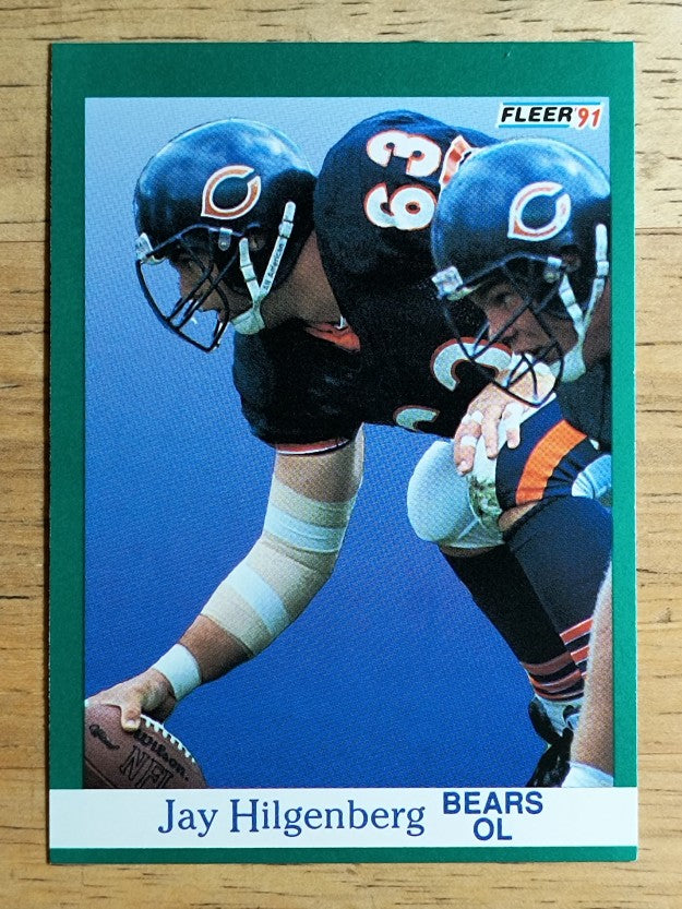 1991 Fleer #221 Jay Hilgenberg