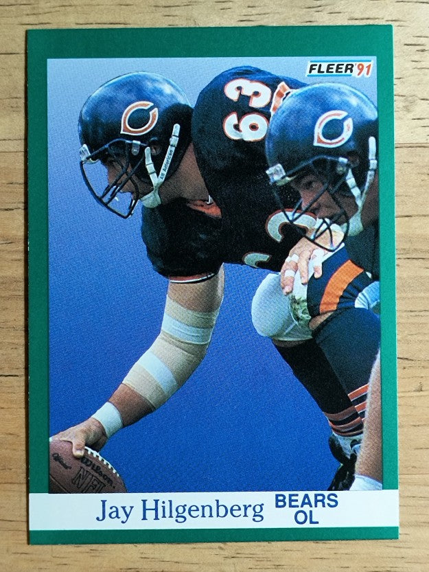 1991 Fleer #221 Jay Hilgenberg