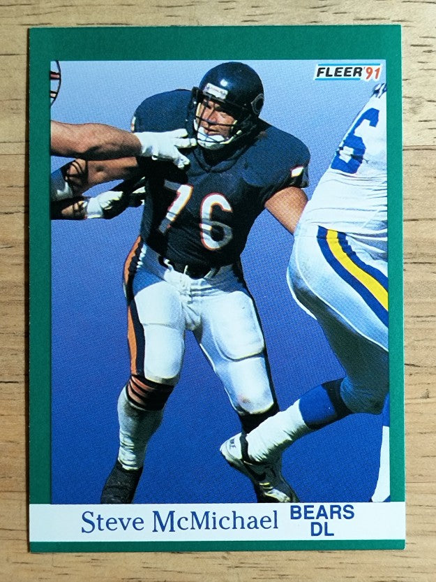 1991 Fleer #222 Steve McMichael