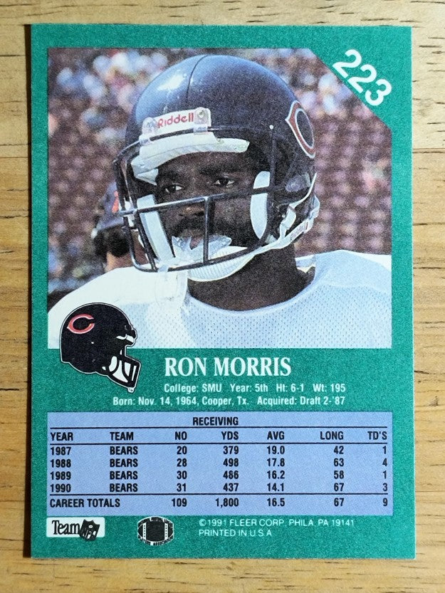 1991 Fleer #223 Ron Morris