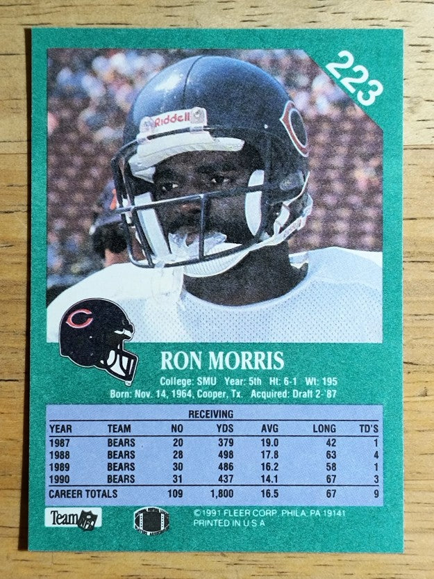 1991 Fleer #223 Ron Morris