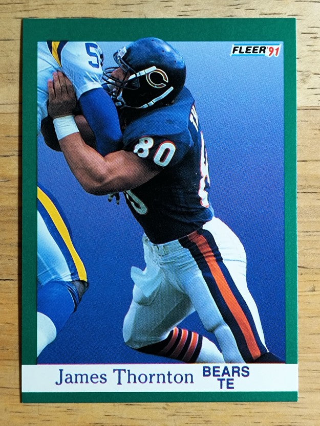 1991 Fleer #226 James Thornton