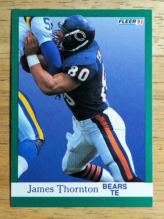 1991 Fleer #226 James Thornton