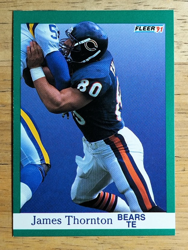 1991 Fleer #226 James Thornton