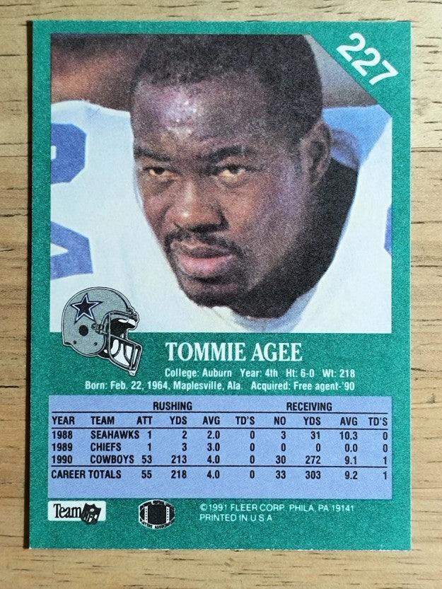 1991 Fleer #227 Tommie Agee