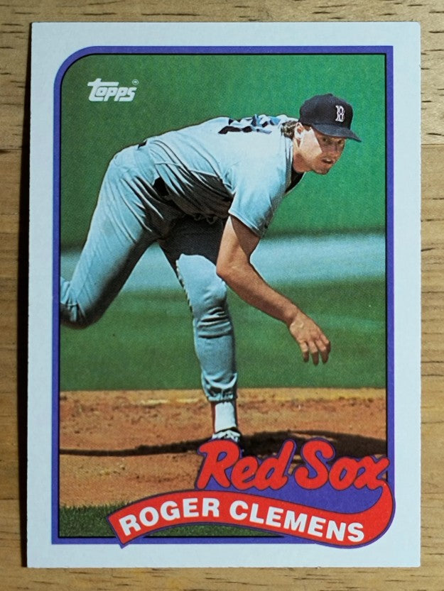 1989 Topps #450 Roger Clemens