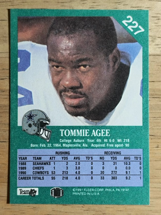 1991 Fleer #227 Tommie Agee