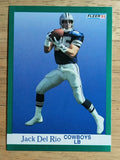 1991 Fleer #229 Jack Del Rio