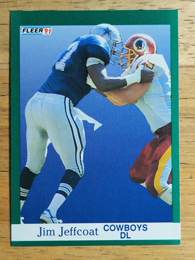 1991 Fleer #232 Jim Jeffcoat
