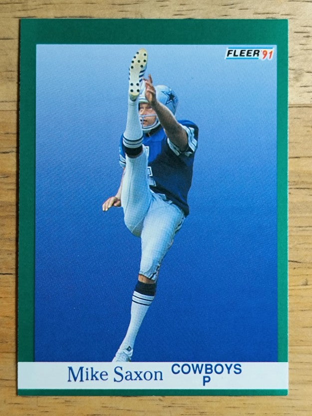 1991 Fleer #236 Mike Saxon