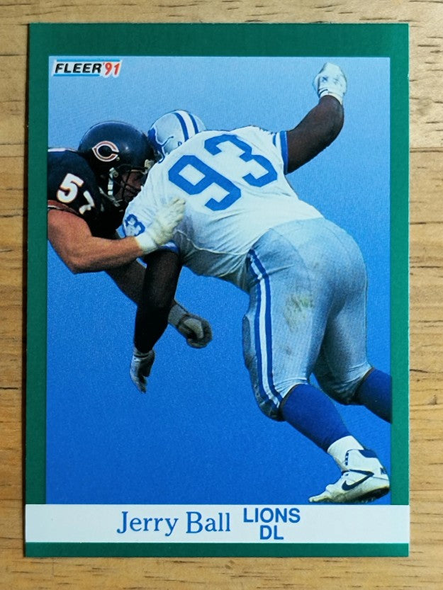 1991 Fleer #240 Jerry Ball