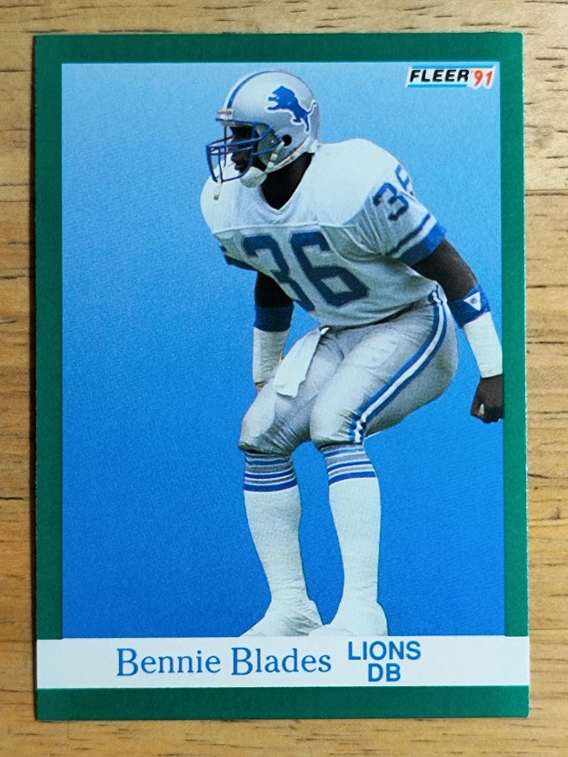 1991 Fleer #241 Bennie Blades