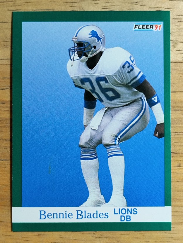 1991 Fleer #241 Bennie Blades