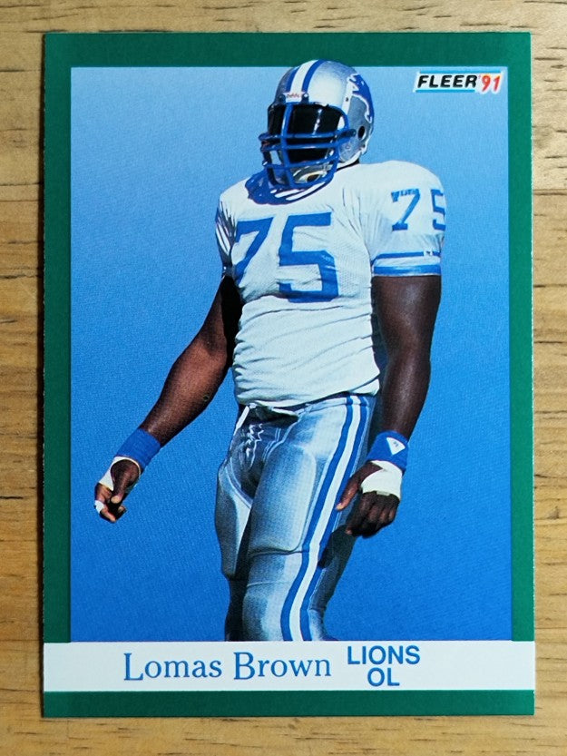 1991 Fleer #242 Lomas Brown